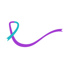 Suicide prevention ribbon