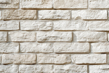 Fototapeta premium cream brick wall texture. Beige old brown brick wall concrete or stone textured, wallpaper limestone abstract flooring