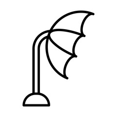 Umbrella line icon