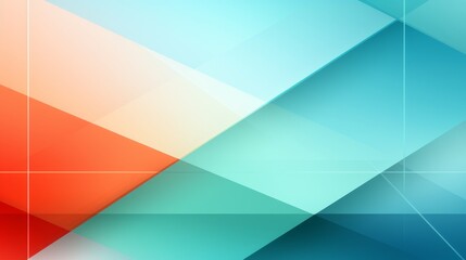 Abstract geometric shapes background in soft and light pastel colors for design and decoration