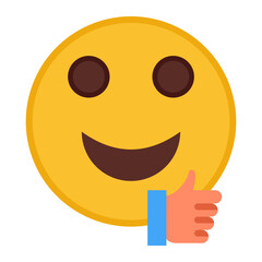 Thumbs Up flat icon