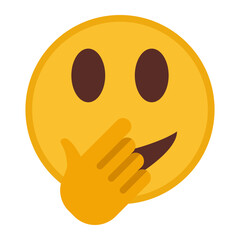 Secrets Behind Smiles flat icon