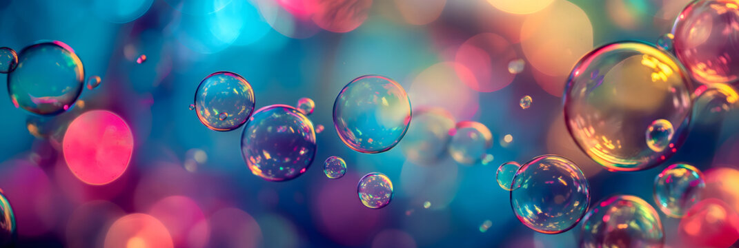 colorful bubbles are a common sight in the world