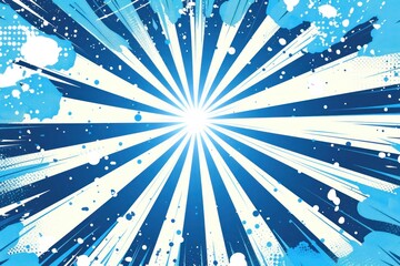 Copy space retro ray blue backgrounds abstract sunlight.