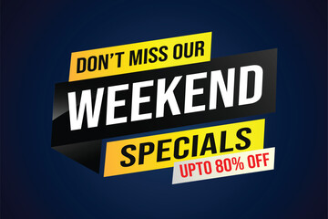 blue p5weekend specials word concept vector illustration and 3d style, landing page, template, ui, web, mobile app, poster, banner, flyer, background, gift card, coupon, label, wallpaper

