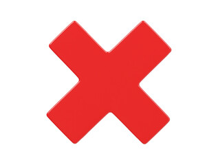 Obraz premium Reject icon 3d rener illustratio