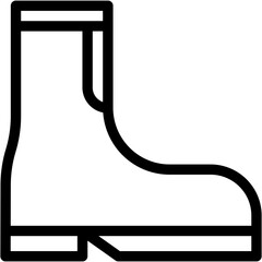 Vector Icon Boot, Safety, Protection, Shoes, People, Boots, Boot Shoes