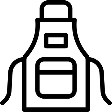 recommend clip art: Vector Icon Apron, Gardening, Farming, Safety, Chef