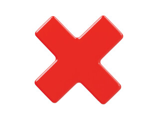 Fototapeta premium Reject icon 3d rener illustratio