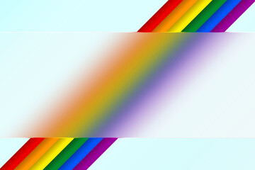 Landing page in glass morphism style. Presentation screen with glass overlay effect.