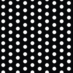 Black & White Polka Dot Pattern 