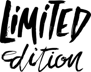Limited Edition Modern Lettering Design.