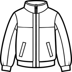 black and white jacket