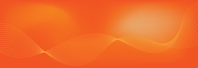 abstract orange background with waves
