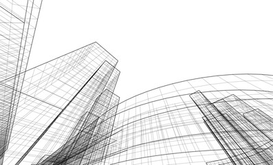 Fototapeta premium Architecture building. Design background vector illustration