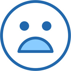 Vector Icon Sad, Emoji, Smileys, Reaction, Feelings, Emotion