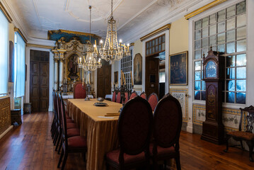 Interior of the Church of Carmo in Oporto, Portugal