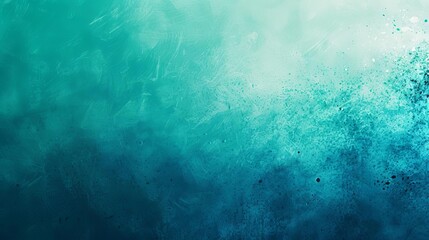 teal green blue gradient background with grainy noise texture abstract poster design