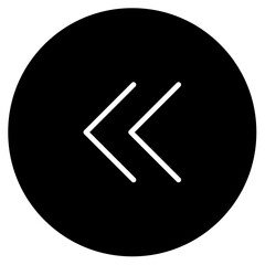 Vector Icon go back, arrow, sign, side