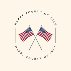 Happy independence day 4 Th July, United states of America day. Social media Story Layout design template for independence day social media.