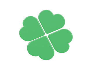 Leaf icon 3d render illustration