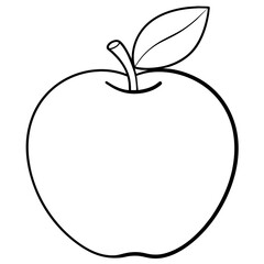 apple with leaf