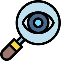 Vector Icon Vision, Data Management, Geer, Eye, Organized, Data