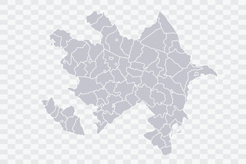 Obraz premium Azerbaijan Map Cloud Color on White Background quality files Png