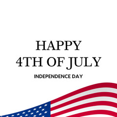 Happy independence day 4 Th July, United states of America day. Social media Story Layout design template for independence day social media.