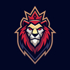 lion head vector illustration