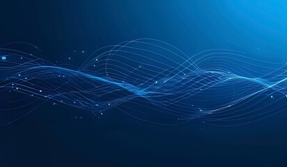 Abstract blue technology illustration background