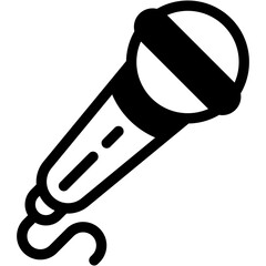 Vector Icon Karaoke, Singer, Mic, Music, Concert, Microphone