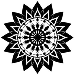 black and white spiritual symbol
