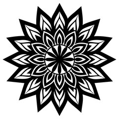 black and white spiritual symbol