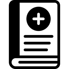 Vector Icon Medical Book, Manual Book, Healthcare and Medical, Educational Book, Instruction, Education