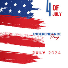 Happy independence day 4 Th July, United states of America day. Social media Story Layout design template for independence day social media.