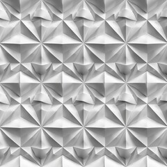 Obraz premium 3D Inflated Seamless Pattern of geometric shapes 