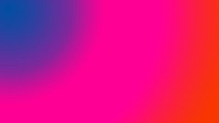 Neon pink blue and orange color circular gradient background