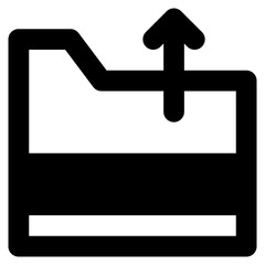 Vector Icon Folder, Files, Document, File Storage, Date Storage, Interface