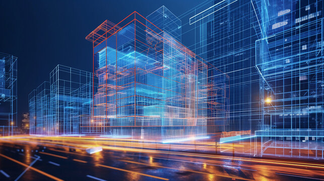 Digital BIM technology fosters collaboration between architects and engineers, allowing for real-time updates and dynamic 3D visualizations of building projects.