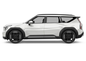 Fototapeta premium SUV Car Isolated