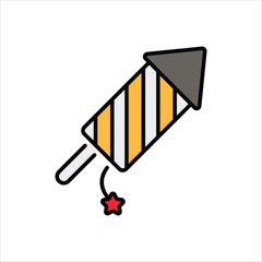 Fireworks vector icon