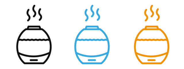 Diffuser Icon Showcasing Aromatherapy Devices for Relaxation