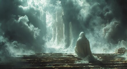 Obraz premium Fear Of God AI generation