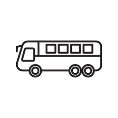 Bus Coach Graphic Representing Convenient and Comfortable Travel