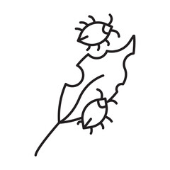 Pest Plant Symbol Emphasizing Control and Management of Invasive Plants