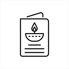 Greeting Card vector icon