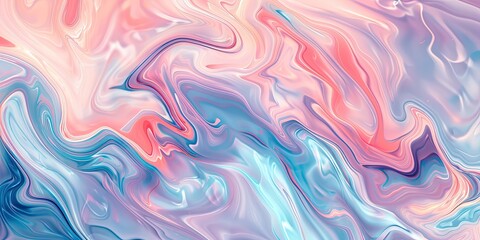 Soft Colorful Fluid Art