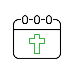 Fototapeta premium Calendar vector icon