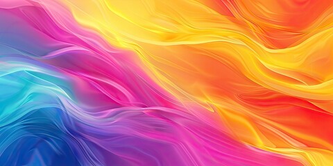 Obraz premium Dreamy Multicolor Fluid Design